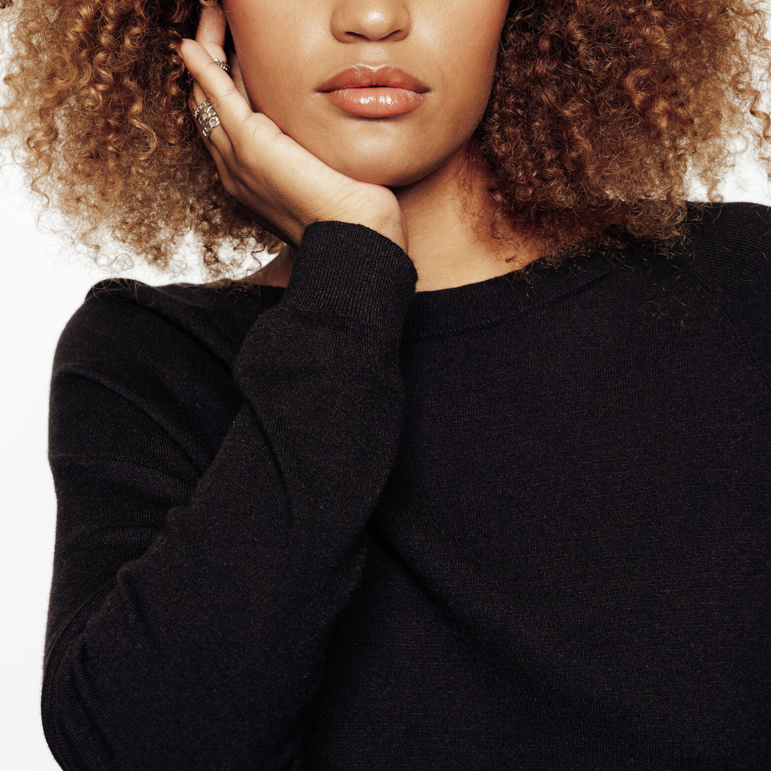 HAVANA PULL DOS NU MAILLE NOIR