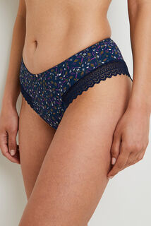 DOUCE SHORTY MICROFIBRE MULTICO BLEU