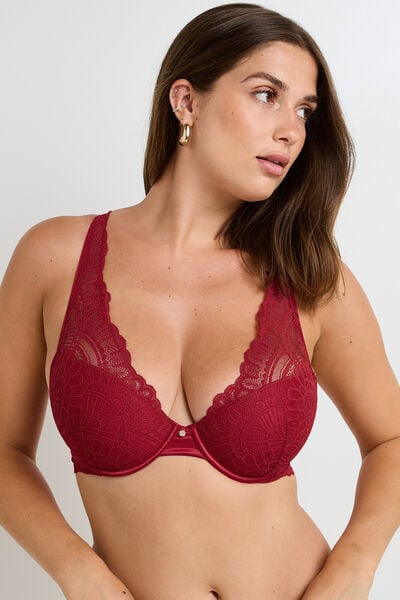 SOUTIEN-GORGE AMPLIFORME ROUGE