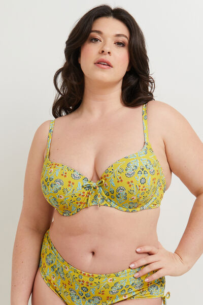 MALICE MAILLOT DE BAIN COQUE AMPLIFORME MULTICO VERT