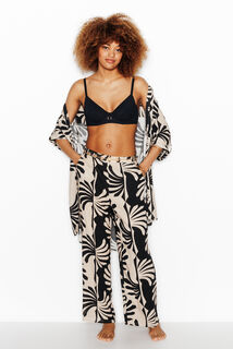 PLAGE PANTALON MULTICO NOIR