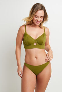 LISA MAILLOT DE BAIN CULOTTE MIDI KAKI