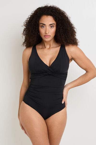 IVANA Maillot de bain 1 Pièce Emboitant NOIR