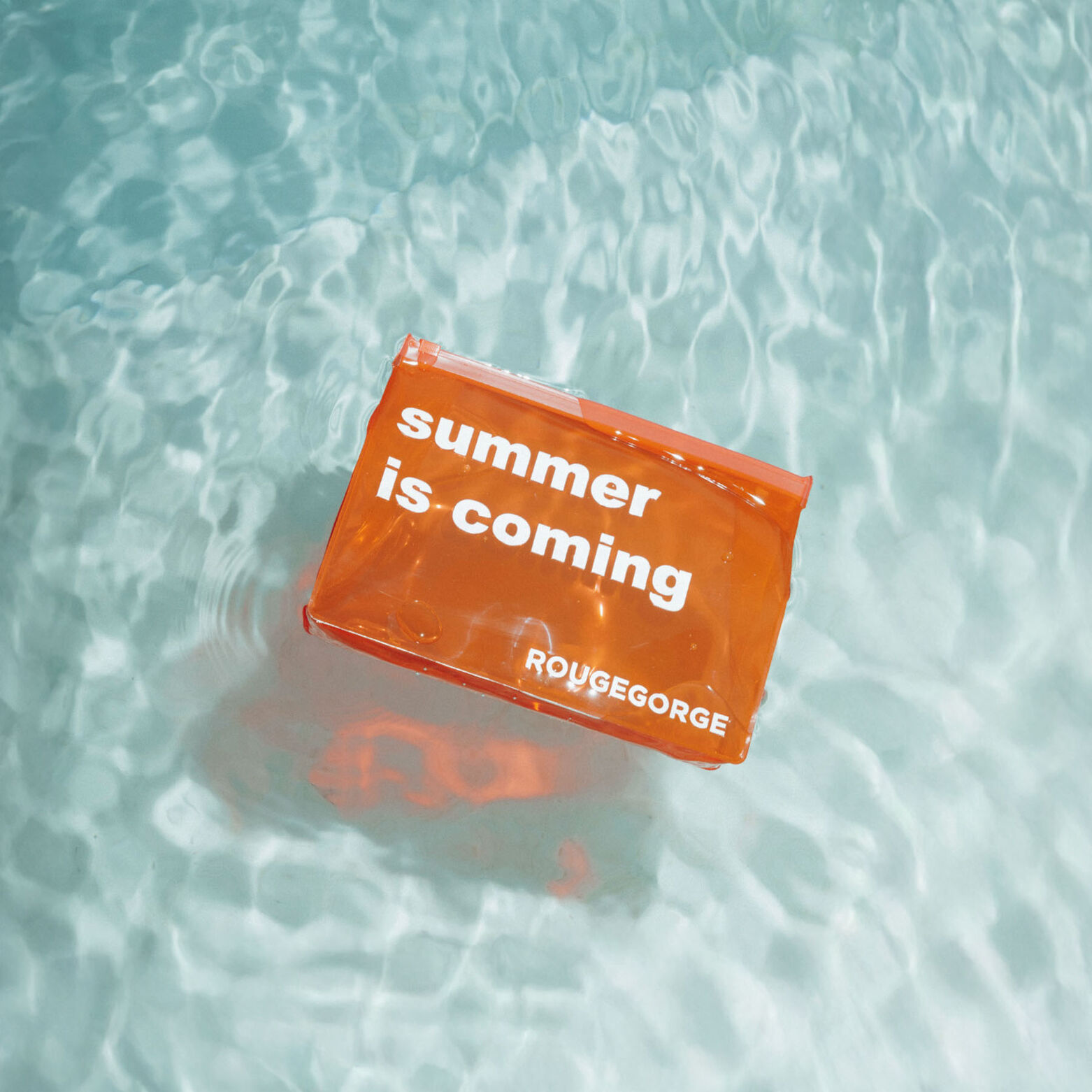 PALMETTE POCHETTE DE BAIN ORANGE