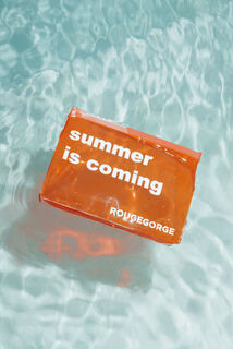 PALMETTE POCHETTE DE BAIN ORANGE