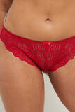 DENTELLE CULOTTE DENTELLE ROUGE