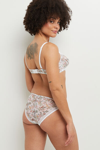 CULOTTE IMPRIME MULTICO BLANC