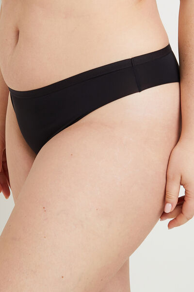 PERFECT TANGA MICROFIBRE NOIR
