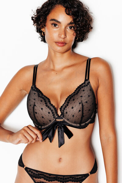 JOYCEA SOUTIEN-GORGE AMPLIFORME PLUNGE NOIR