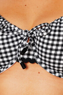 PINA MAILLOT DE BAIN CORBEILLE BLANC/NOIR