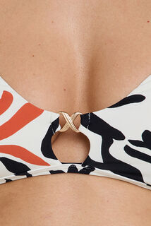 NEPAL Maillot de bain triangle MULTICO BLANC