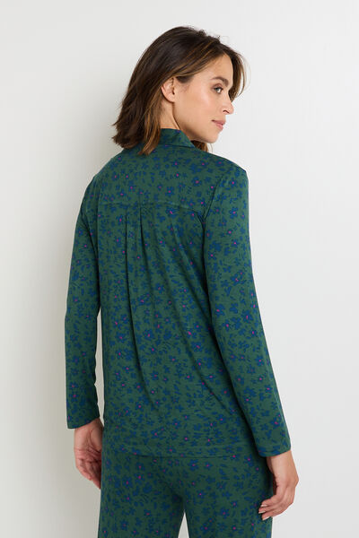 CAMILLE Chemise manches longues MULTICO VERT