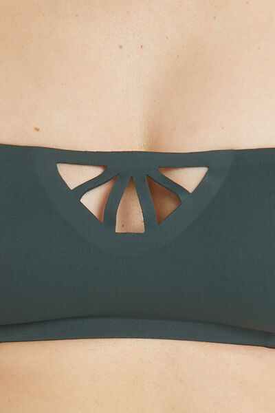 LISA MAILLOT DE BAIN BRASSIERE VERT FONCE
