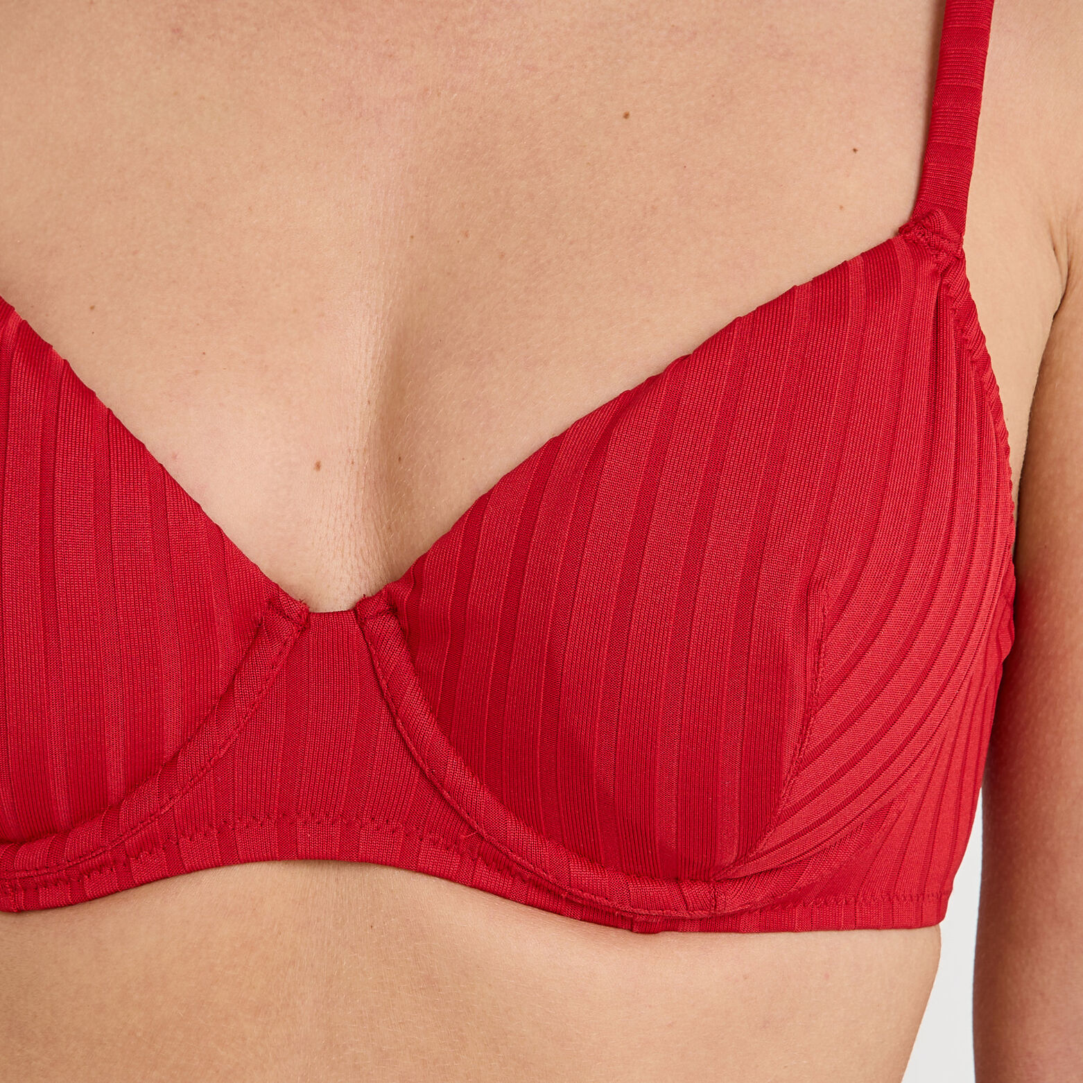 NOLWEEN maillot de bain Emboitant ROUGE