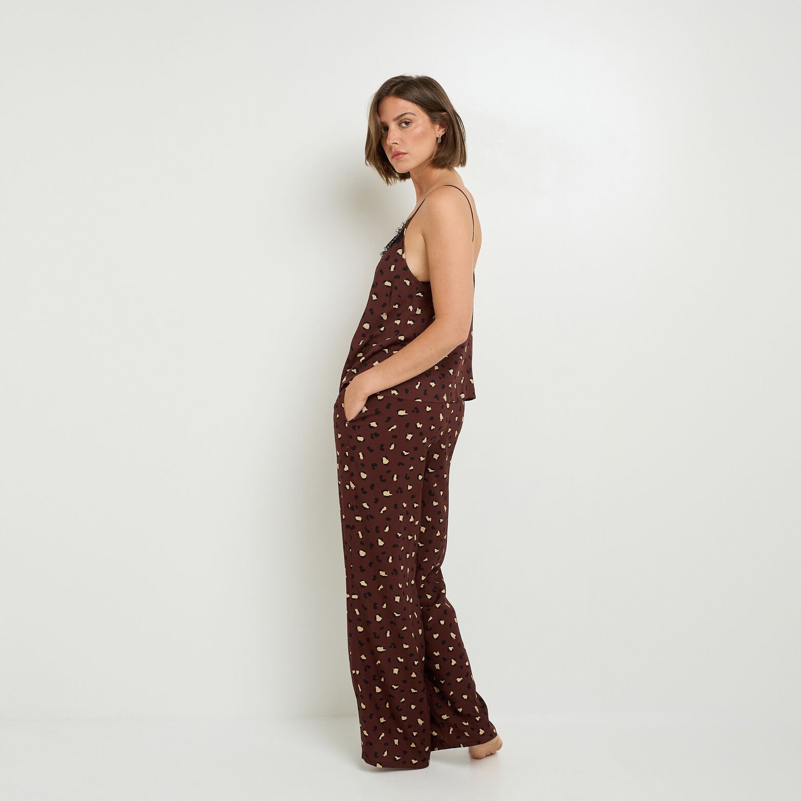 HAYA PANTACOURT MULTICO MARRON