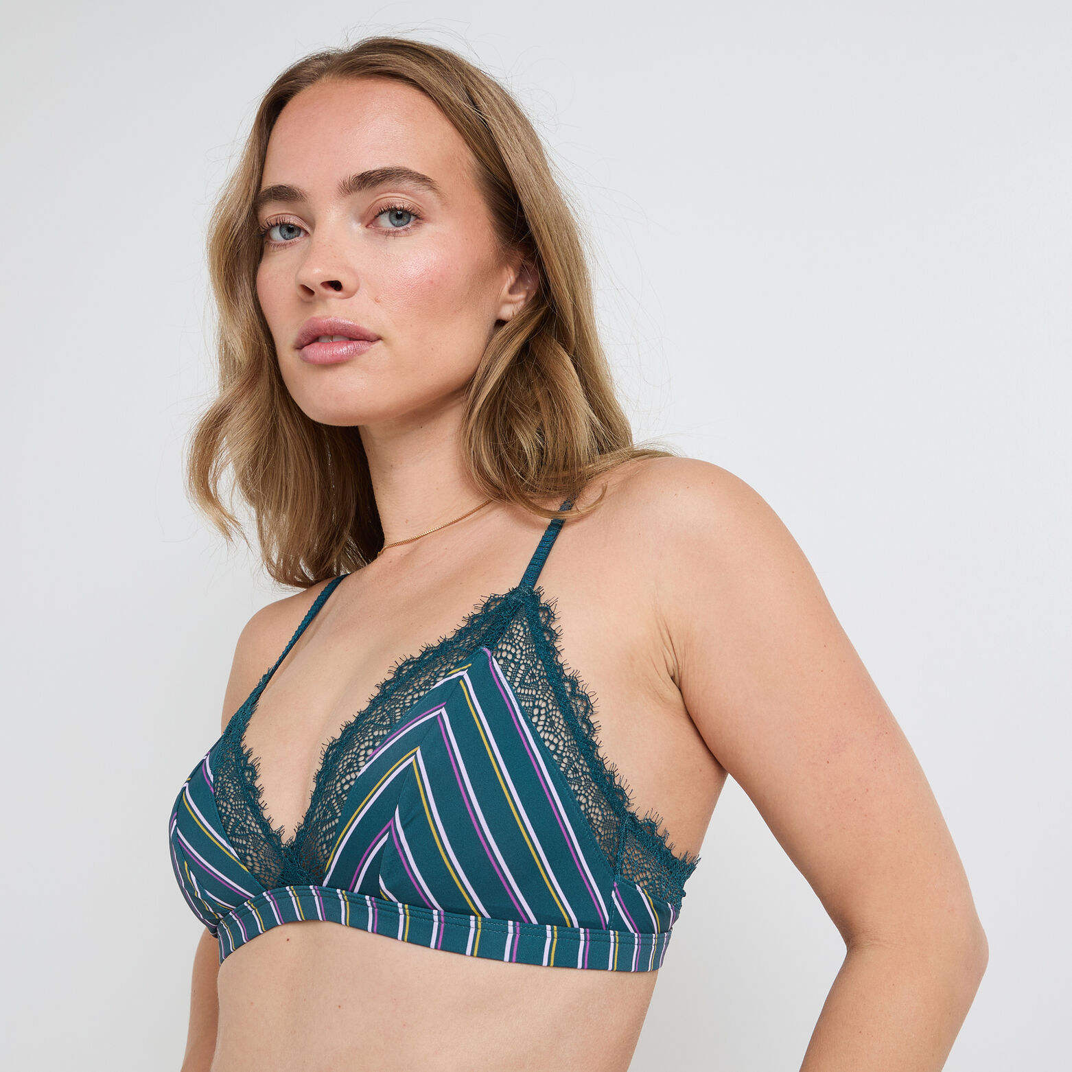 GASTON CULOTTE MICROFIBRE MULTICO BLEU