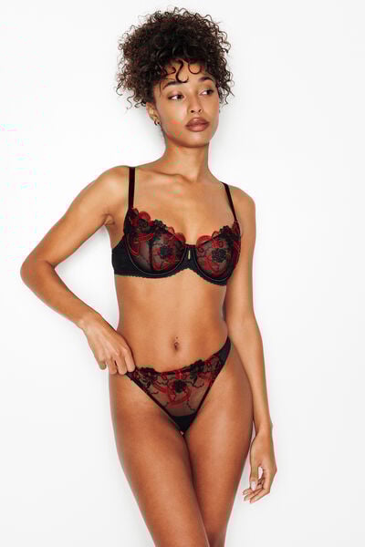 IMELDA STRING MULTICO NOIR