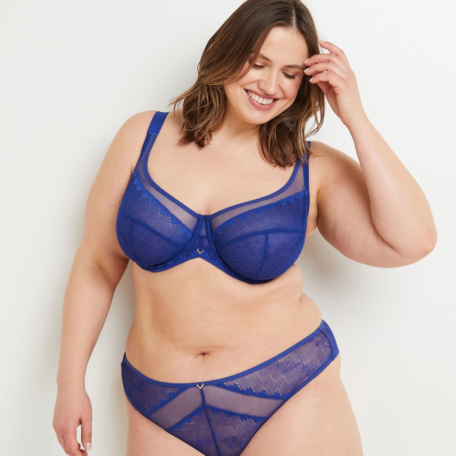 DORIS SOUTIEN GORGE FOULARD GRAND BONNET BLEU