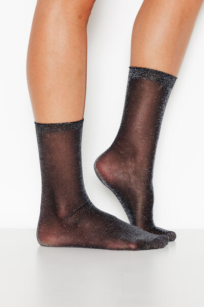 CHAUSSETTES VOILE 30 DENIERS NOIR
