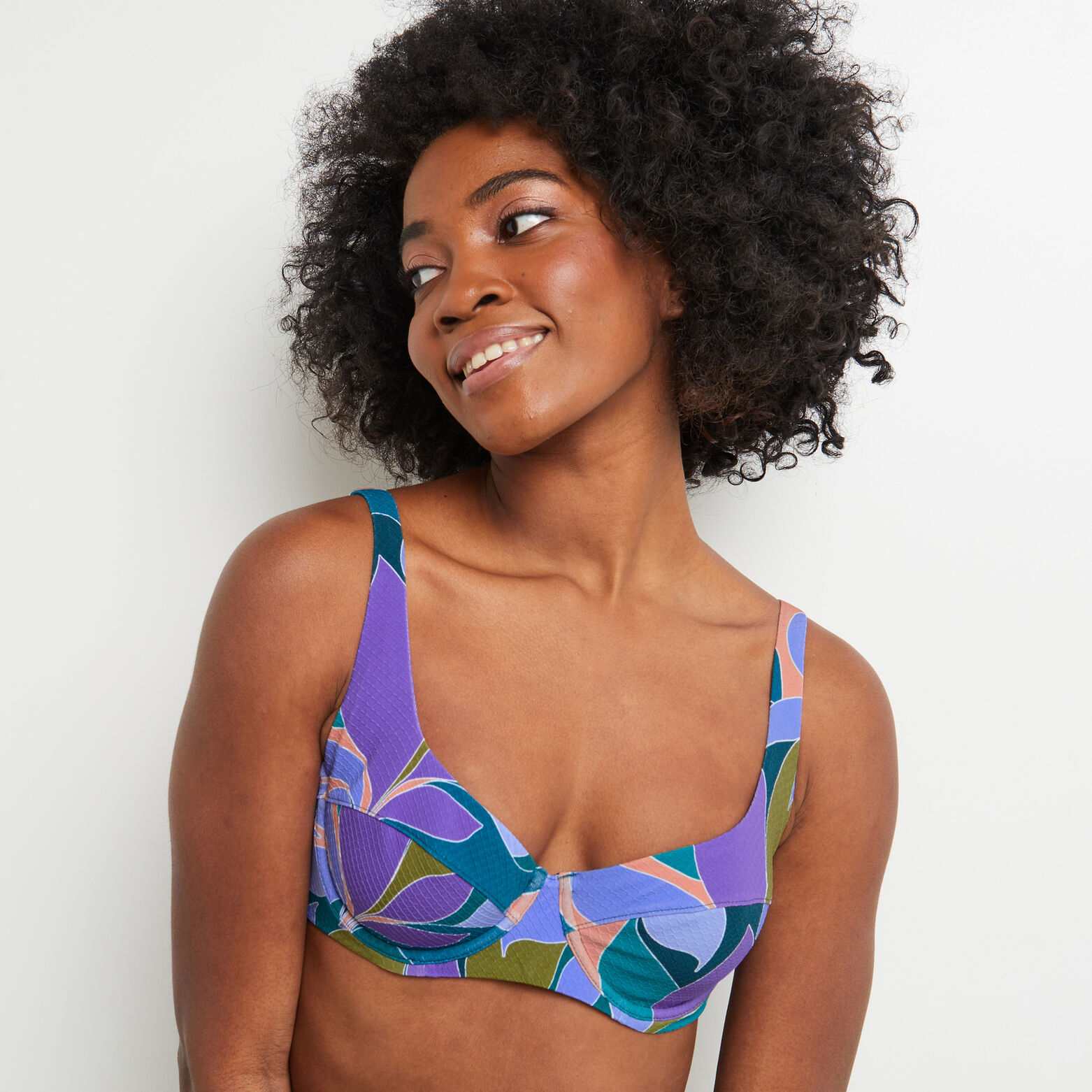 MONICA MAILLOT DE BAIN EMBOIT FOULARD MULTICOLOR