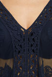 IGGY BEACHWEAR TUNIQUE BRODEE MARINE
