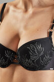 AVA SOUTIEN-GORGE AMPLIFORME CORBEILLE NOIR/ARGENT