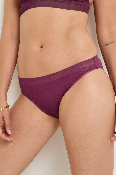 culotte dentelle BORDEAUX