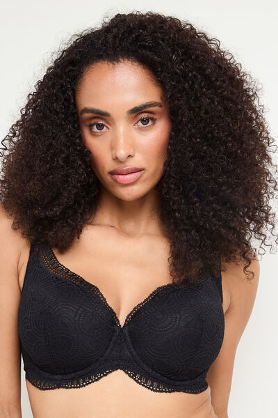 GRACE SOUTIEN-GORGE AMPLIFORME DENTELLE NOIR