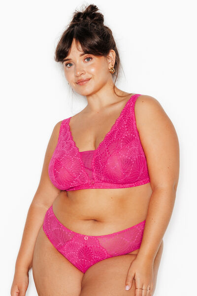 HERMINE+ SOUTIEN-GORGE SANS ARMATURES FUCHSIA