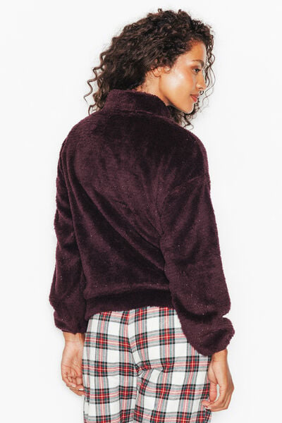 VESTE COURTE BORDEAUX