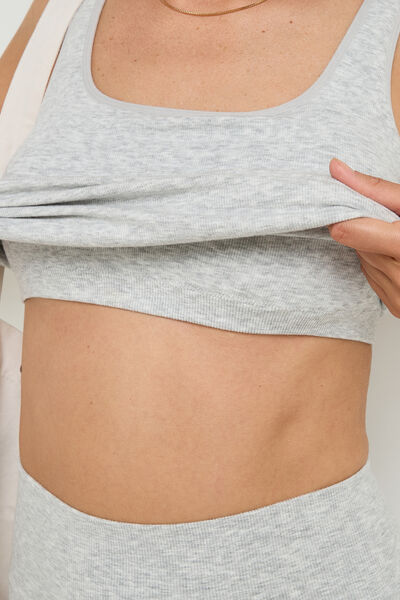 DEBARDEUR GRIS CLAIR