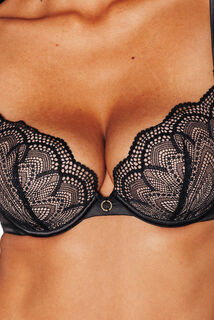 INOUIE SOUTIEN-GORGE AMPLIFORME PUSH-UP NOIR