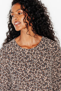 JORDANA TEE-SHIRT MANCHES LONGUES MULTICO MARRON