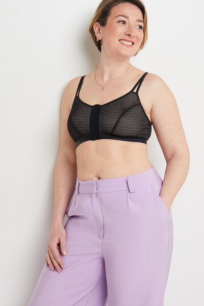 CLEA Soutien-gorge Post opératoire Brassière NOIR
