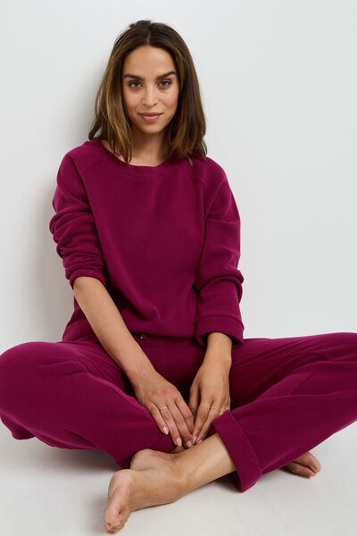 TEE-SHIRT MANCHES LONGUES BORDEAUX