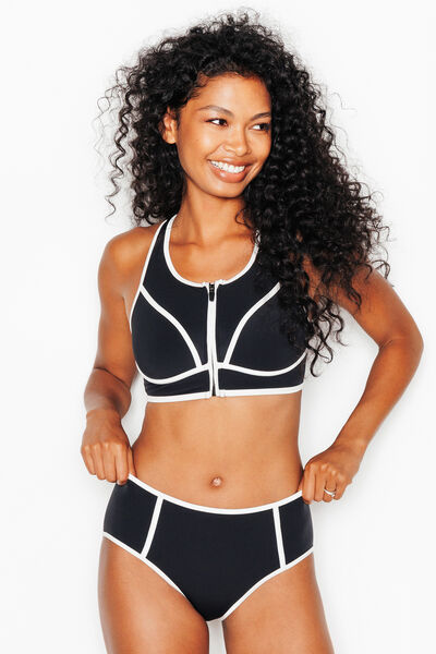 SHORTY DE BAIN SPORT MULTICO NOIR