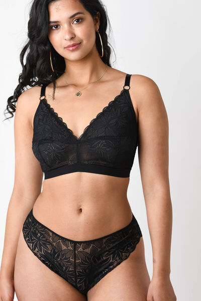SOUTIEN-GORGE SANS COQUES NOIR NOIR