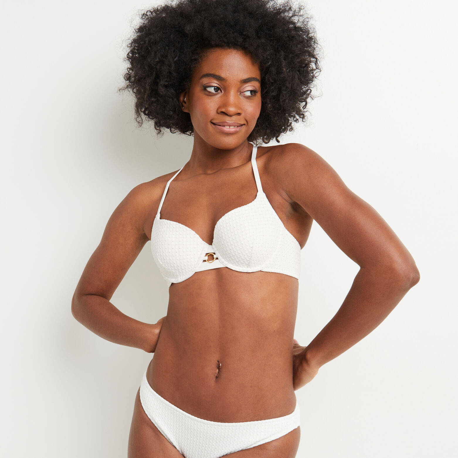 MAUD MAILLOT DE BAIN COQUE BLANC