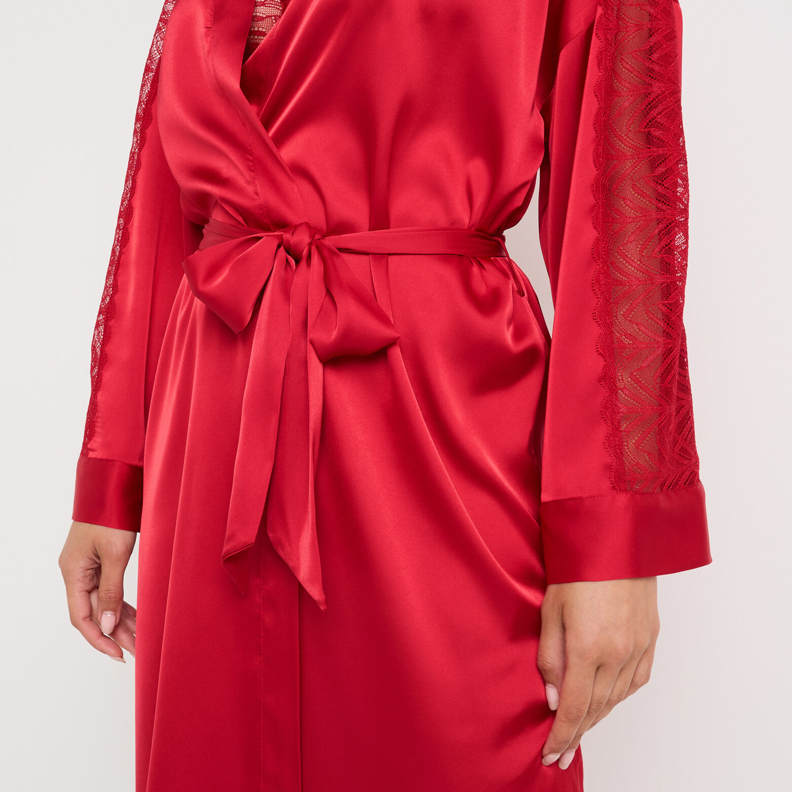 FEMME KIMONO ROUGE