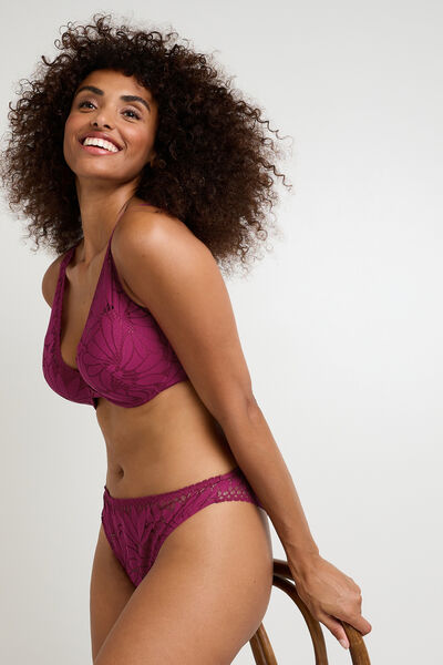FIRE SOUTIEN-GORGE AMPLIFORME DENTELLE  ROSE