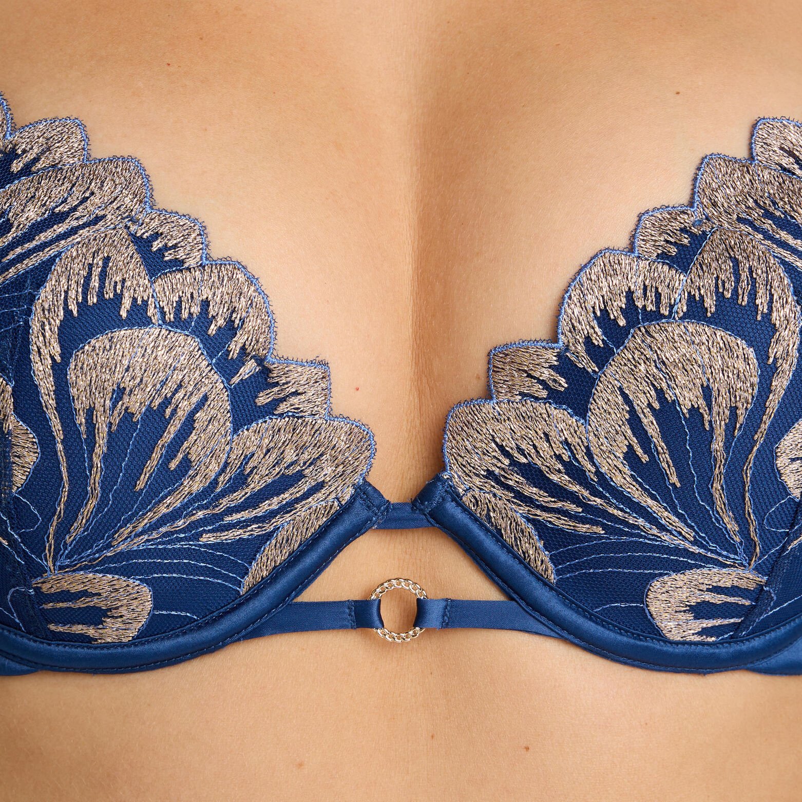 FAHRA SOUTIEN-GORGE PUSH-UP BLEU