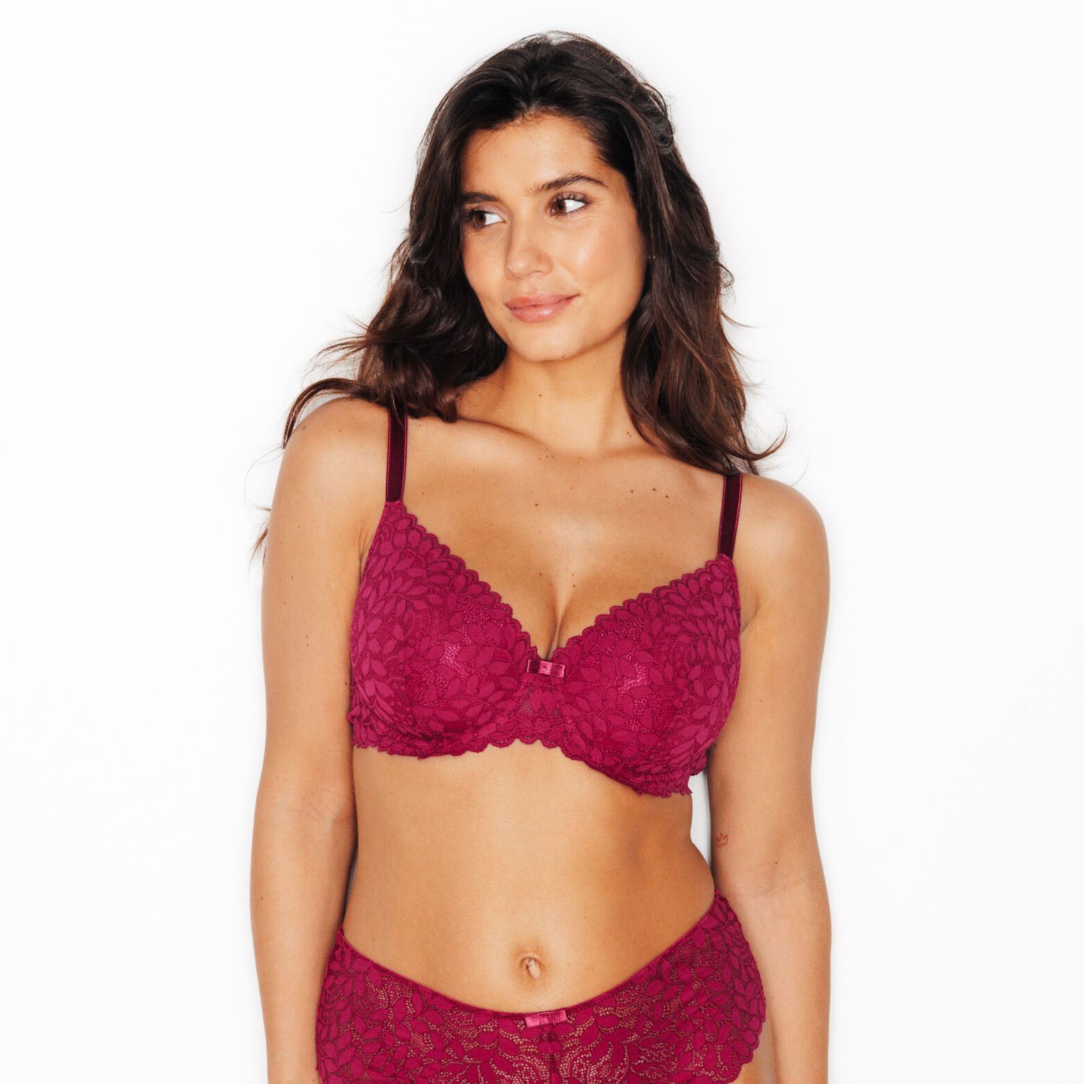 ISADORA SOUTIEN-GORGE AMPLIFORME BORDEAUX