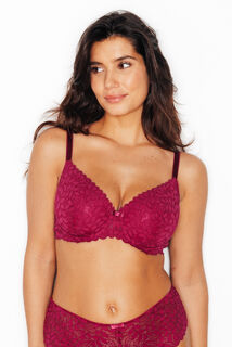 ISADORA SOUTIEN-GORGE AMPLIFORME BORDEAUX
