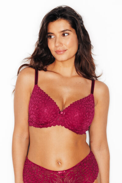 ISADORA SOUTIEN-GORGE AMPLIFORME BORDEAUX