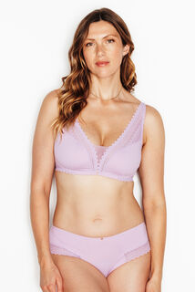 DOUCE SOUTIEN-GORGE SANS ARMATURES LILAS