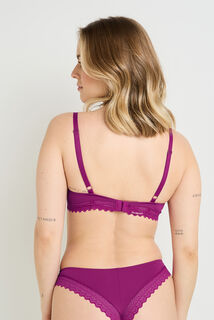 DOUCE SOUTIEN-GORGE AMPLIFORME MICROFIBRE VIOLET
