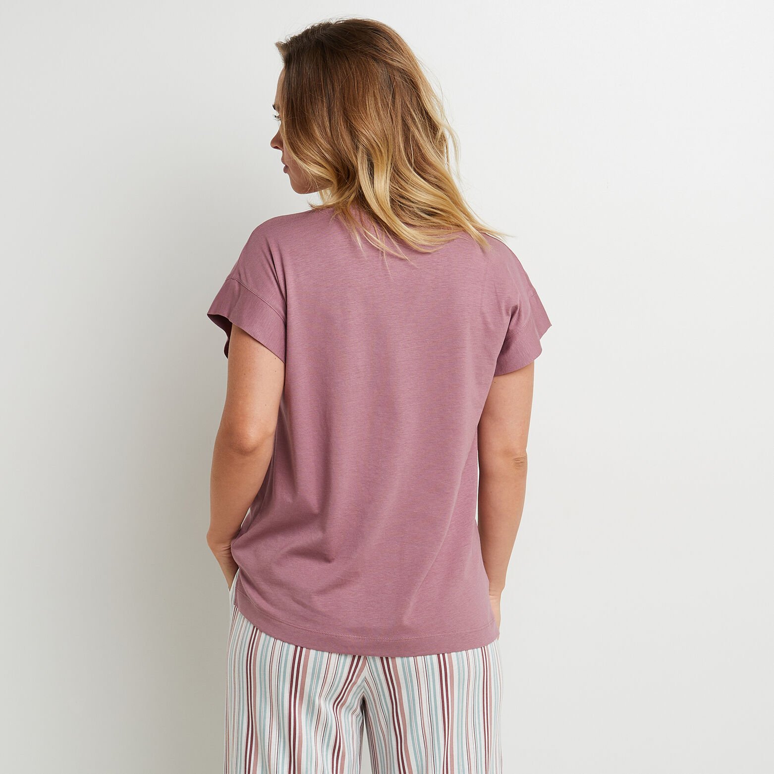 DOUCEUR TEE-SHIRT MANCHES COURTES VIOLET
