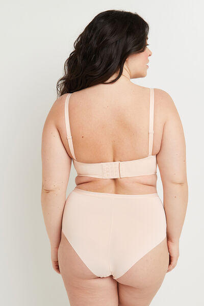 INVISIBLE CULOTTE TAILLE HAUTE MICROFIBR NATUREL