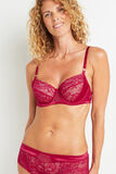 TRINITY SOUTIEN-GORGE EMBOITANT DENTELLE ROUGE