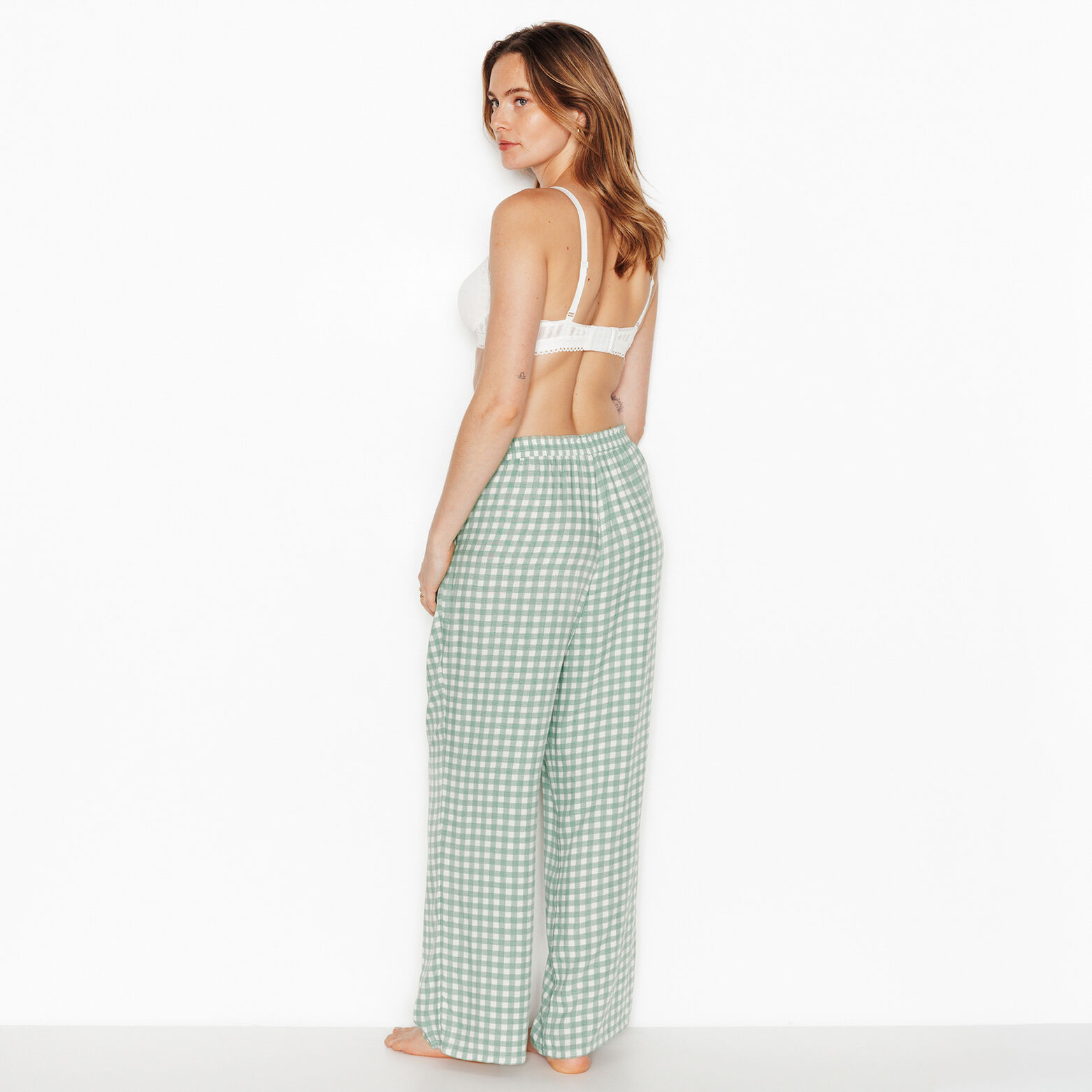 JUILLET PANTALON DE PYJAMA 7/8&egrave;me MULTICO VERT